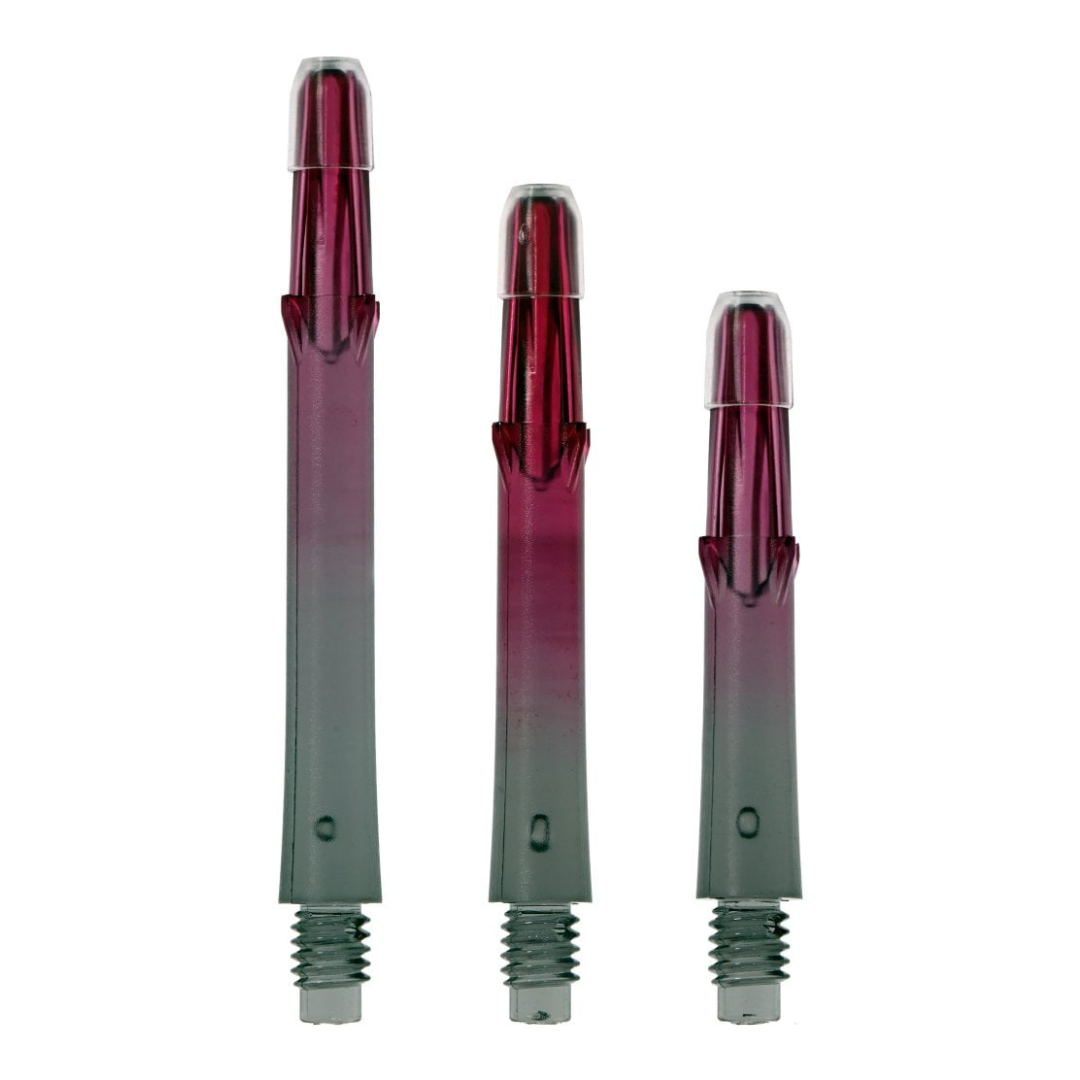 L-Style Locked Straight TwoTone Shafts - Schwarz / Pink