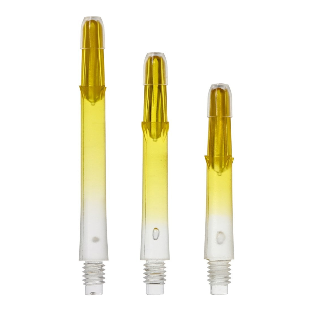 L-Style Locked Straight TwoTone Shafts - Transparent / Gelb