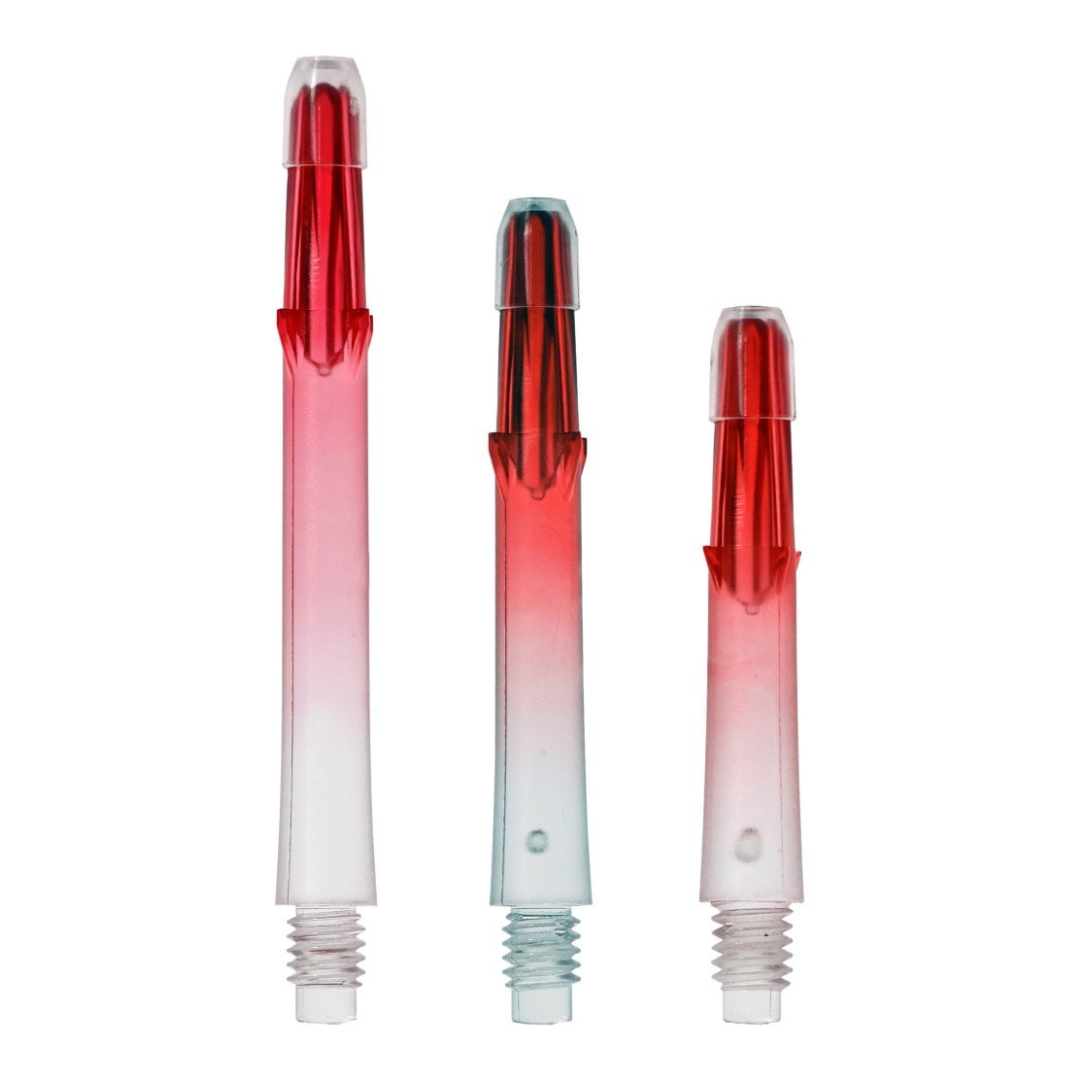 L-Style Locked Straight TwoTone Shafts - Transparent / Rot