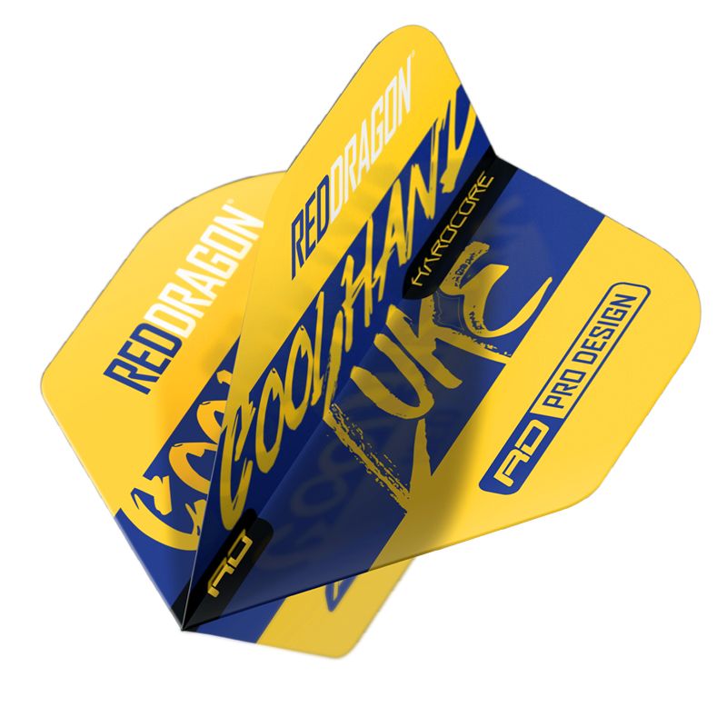 RedDragon Luke Humphries Hardcore Yellow Signature Flights