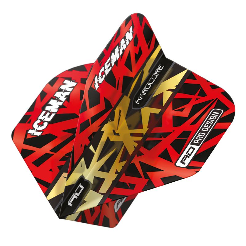 RedDragon hardcore Gerwyn Price-vluchten (rood / goud)