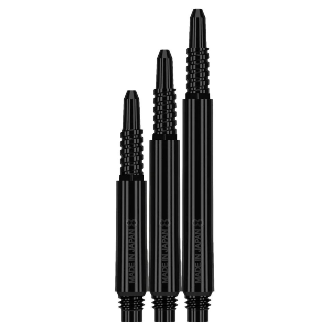 8 Flight Regular Fixed Shafts - Schwarz