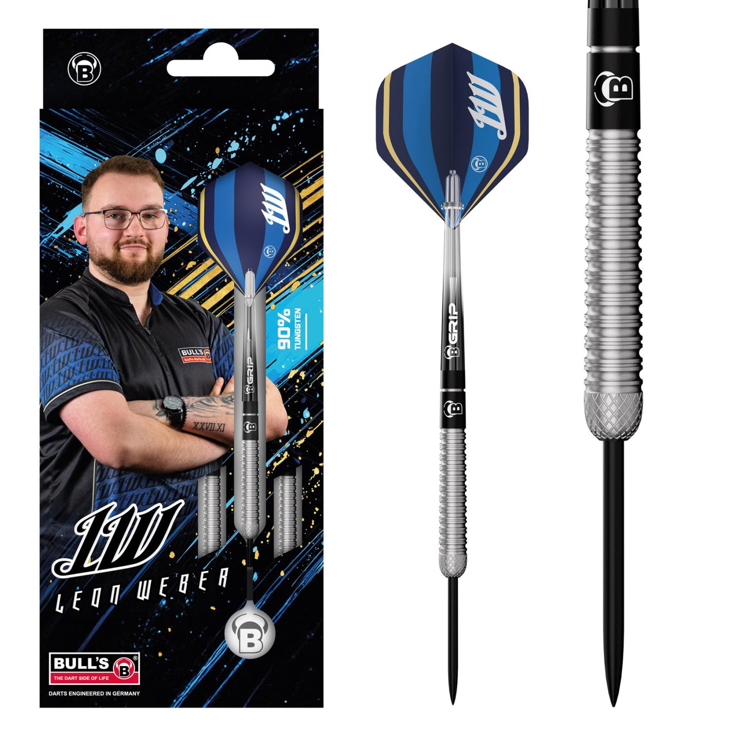 Bull's Leon Weber 90% Tungsten Steeldarts