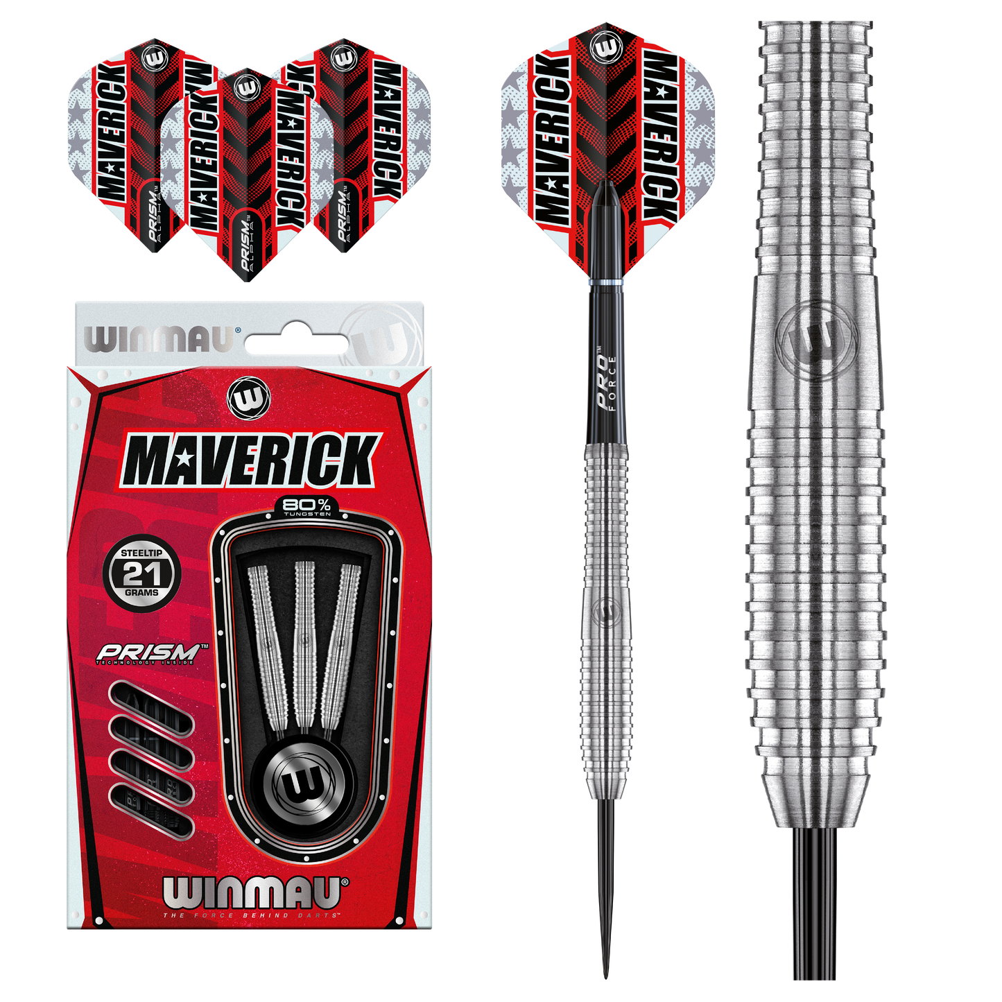 Winmau Maverick 80% Tungsten Steeldarts
