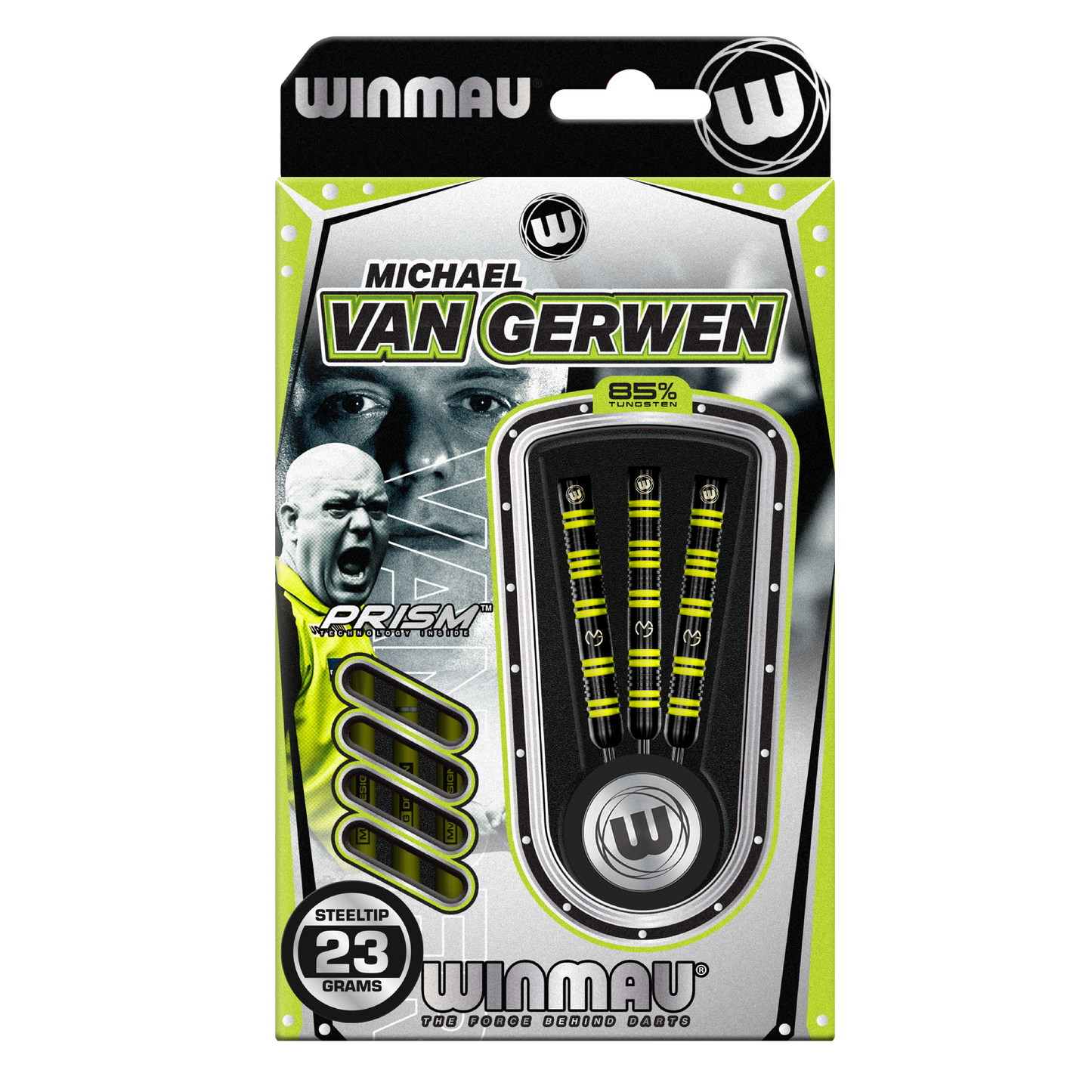 Winmau Michael van Gerwen Pro-Series 85% Tungsten stalen darts