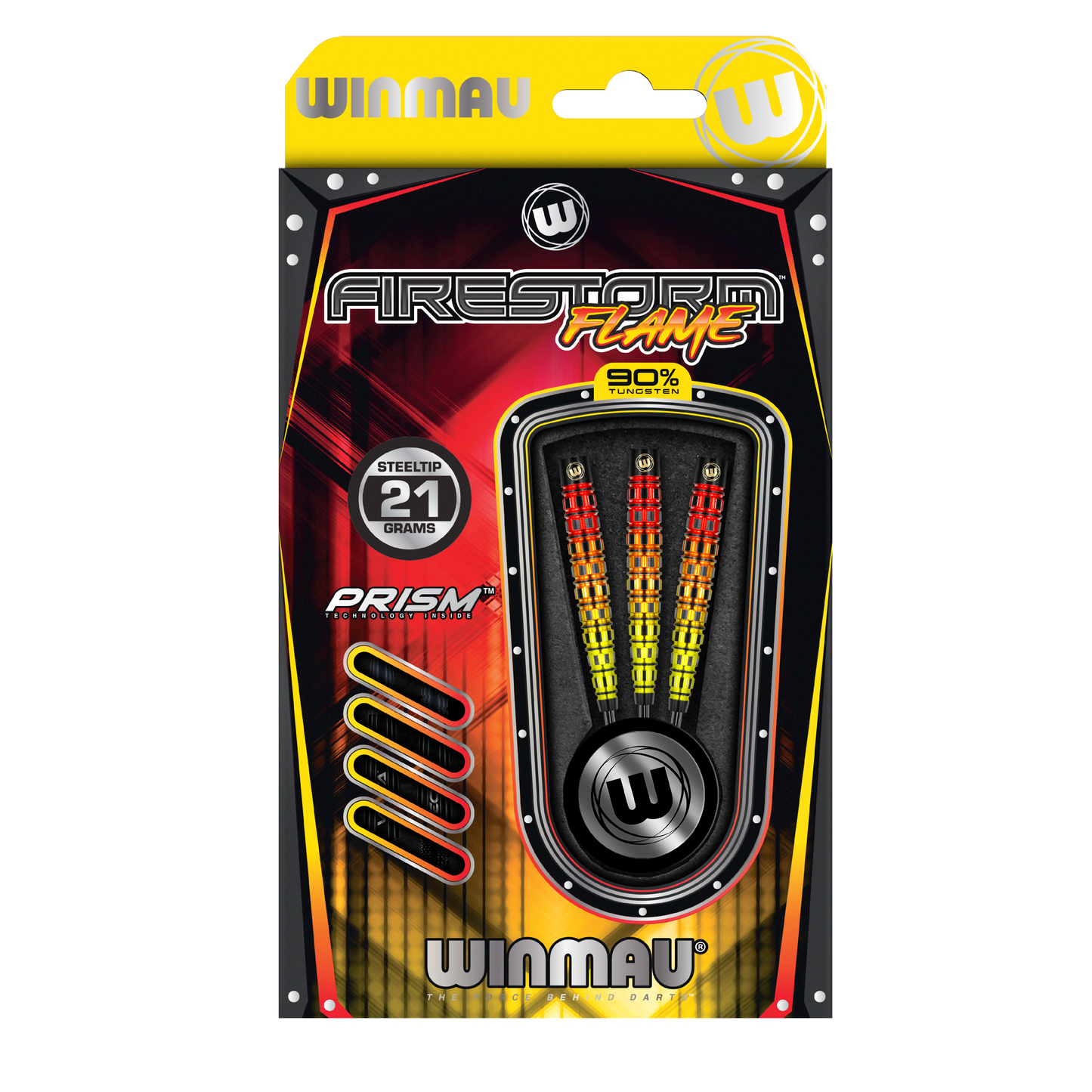 Winmau Firestorm Flame Tapered 90% Tungsten Steeldarts