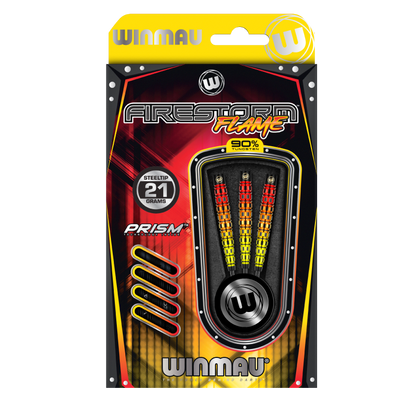 Winmau Firestorm Flame Tapered 90% Tungsten Steeldarts