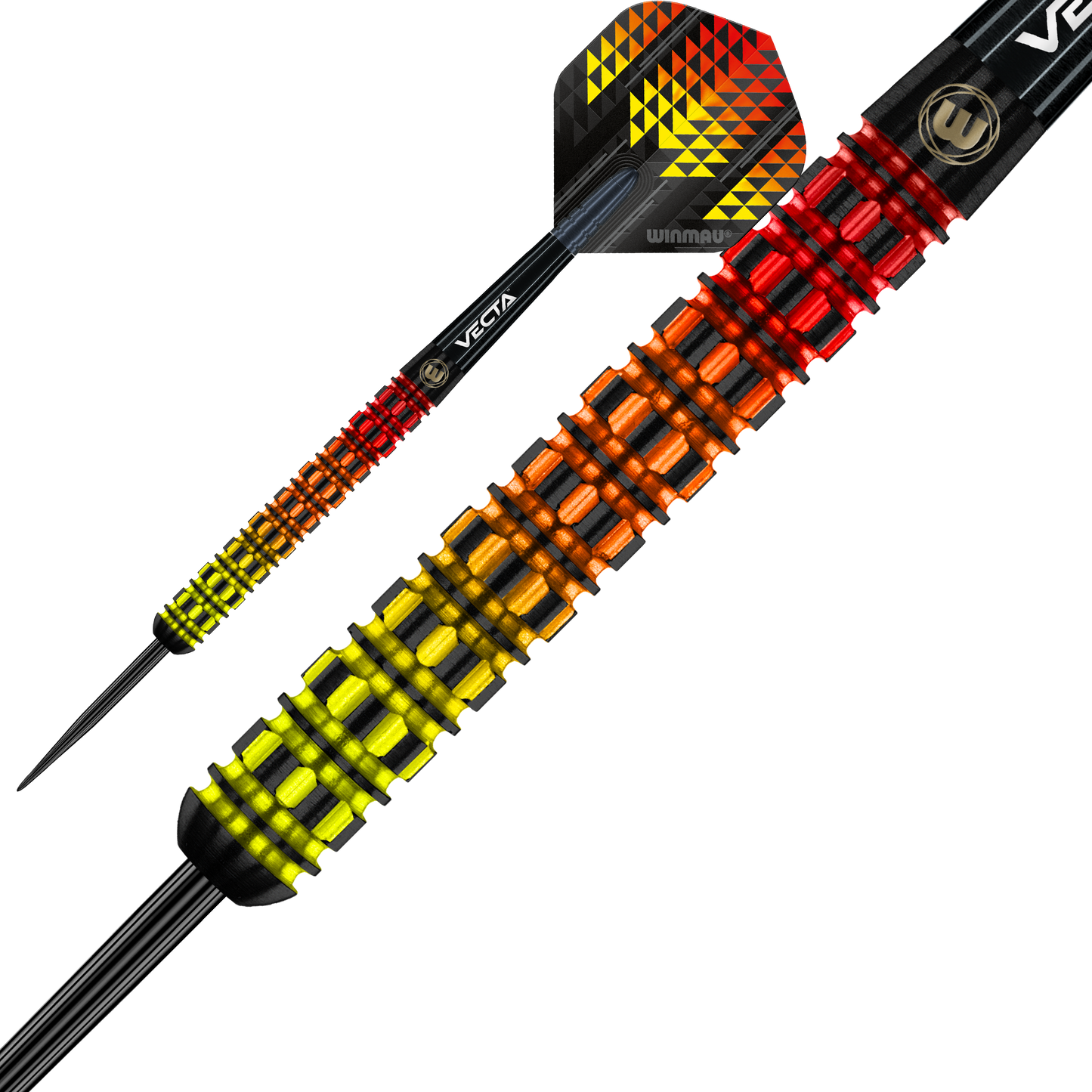 Winmau Firestorm Flame parallelle 90% wolfraam stalen darts