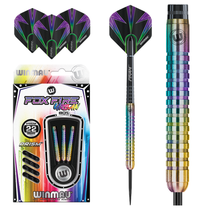 Winmau Foxfire Urban 80% Tungsten stalen darts