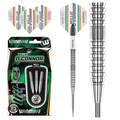 Winmau Willie O'Connor 90% Tungsten stalen dartpijlen