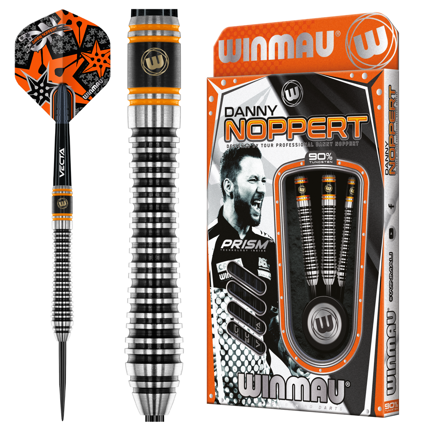 Winmau Danny Noppert Signature Edition 90% Tungsten Steel darts