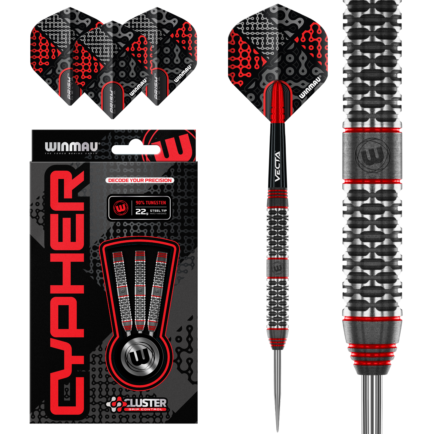 Winmau Cypher 90% Tungsten Steeldarts