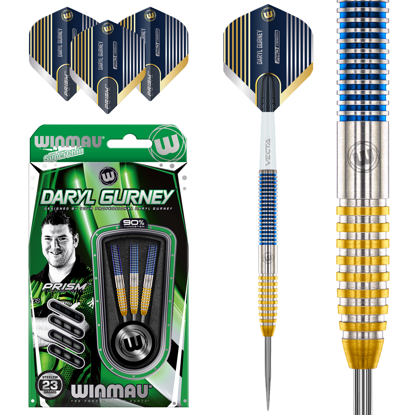 Winmau Daryl Gurney SC 1.0 90% Tungsten Steeldarts