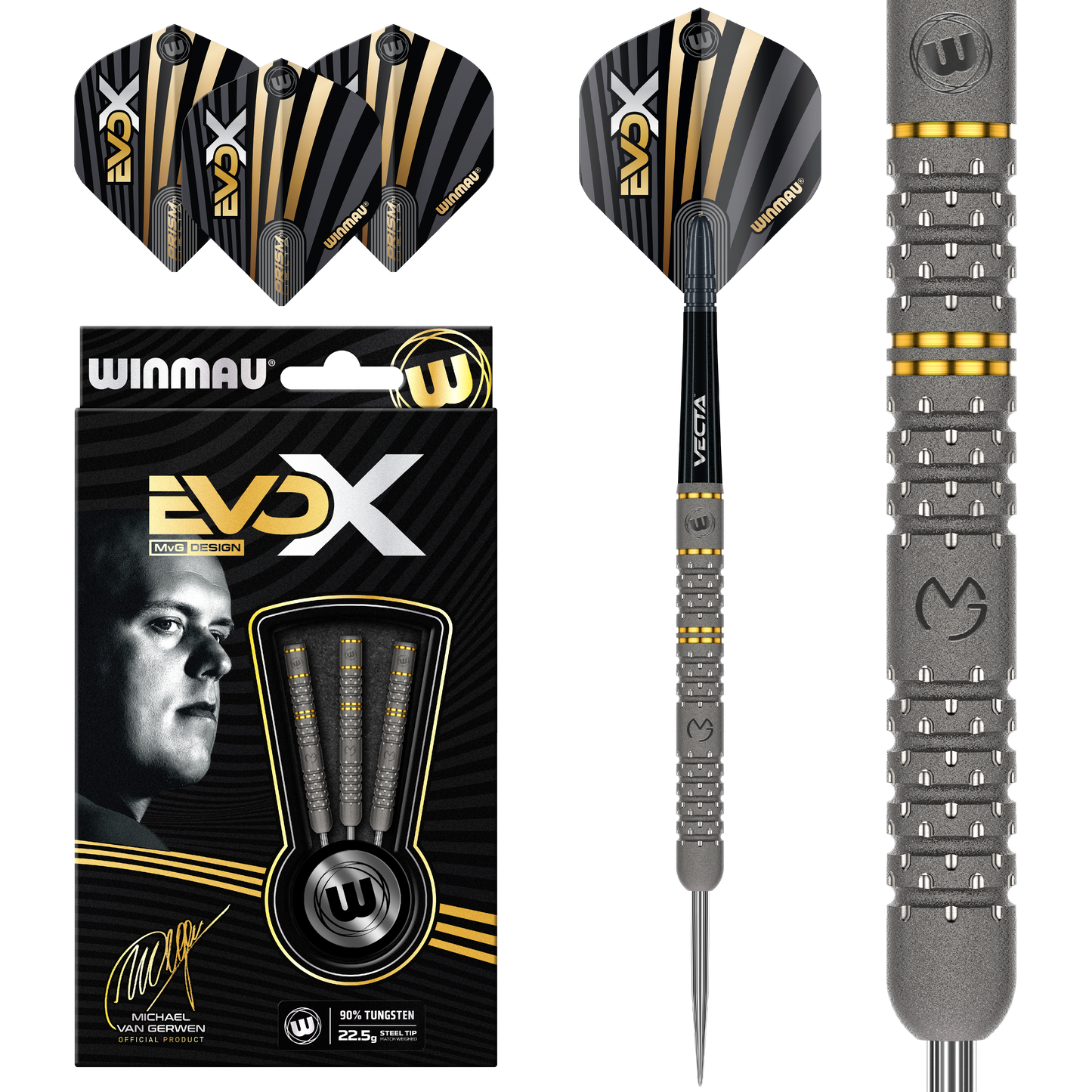 Winmau Michael van Gerwen EVO X 90% Tungsten Steeldarts