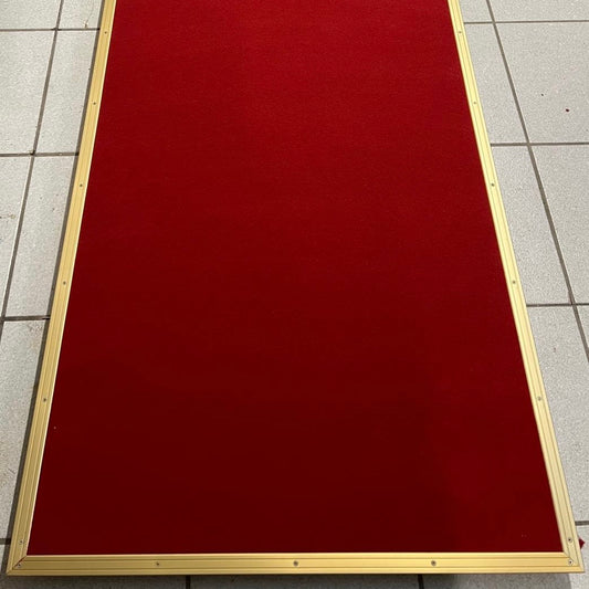 B-Ware Individuelles Dart Oche (Rot / Gold - ohne LED)