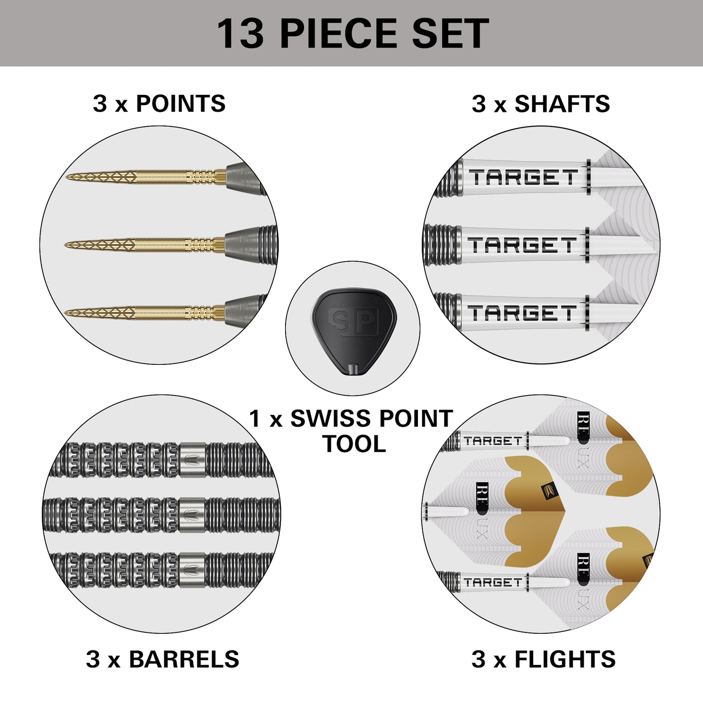 Target Redux 01 90% Tungsten Swiss Point Steeldarts