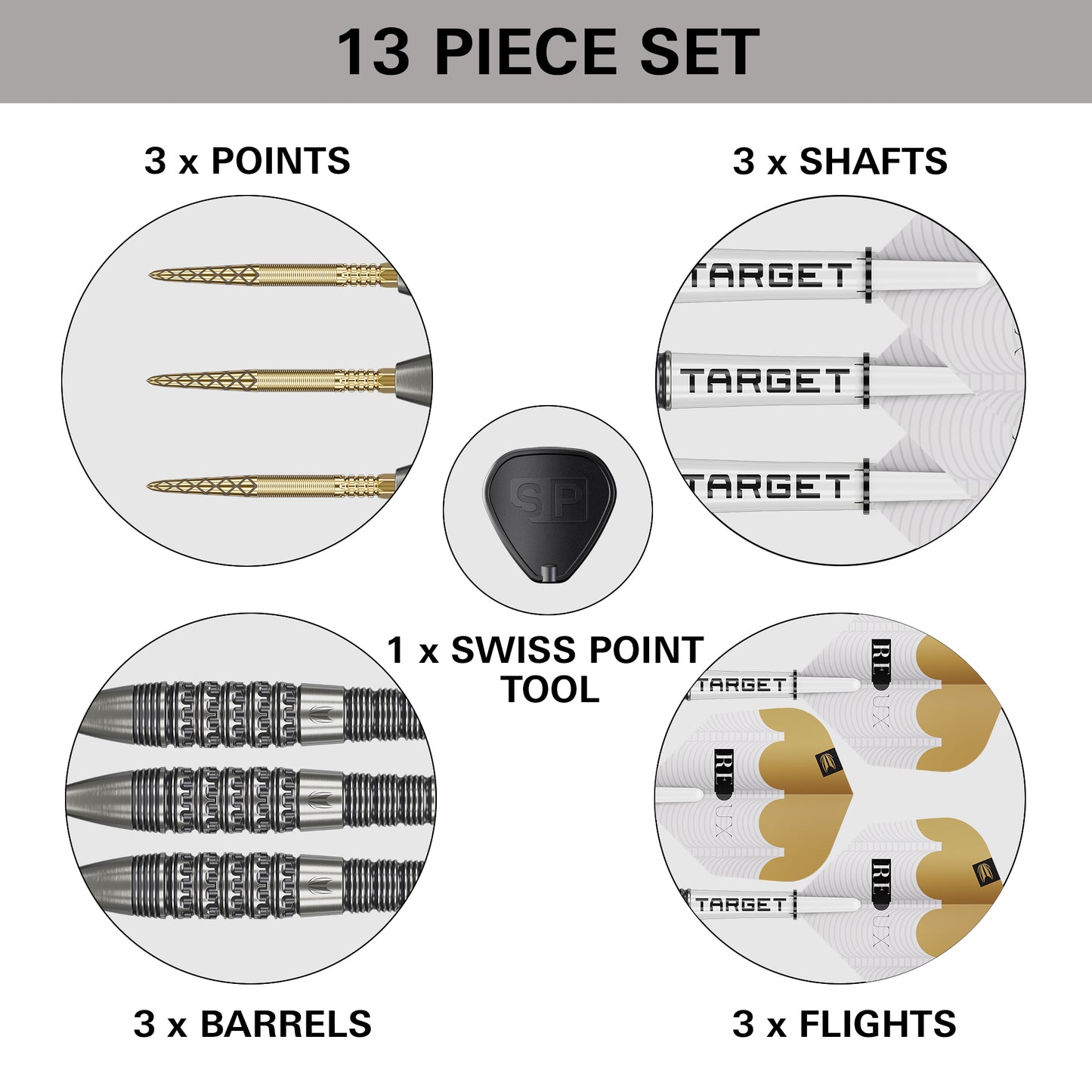 Target Redux 02 90% Tungsten Swiss Point Steeldarts