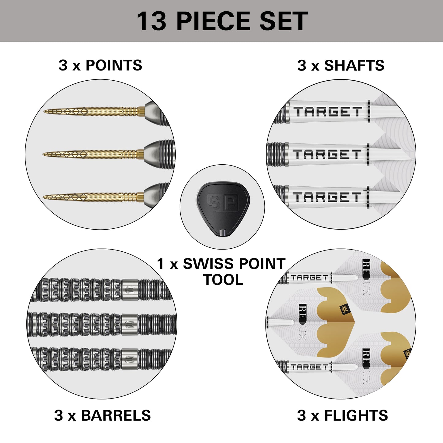 Target Redux 03 90% Tungsten Swiss Point Steeldarts