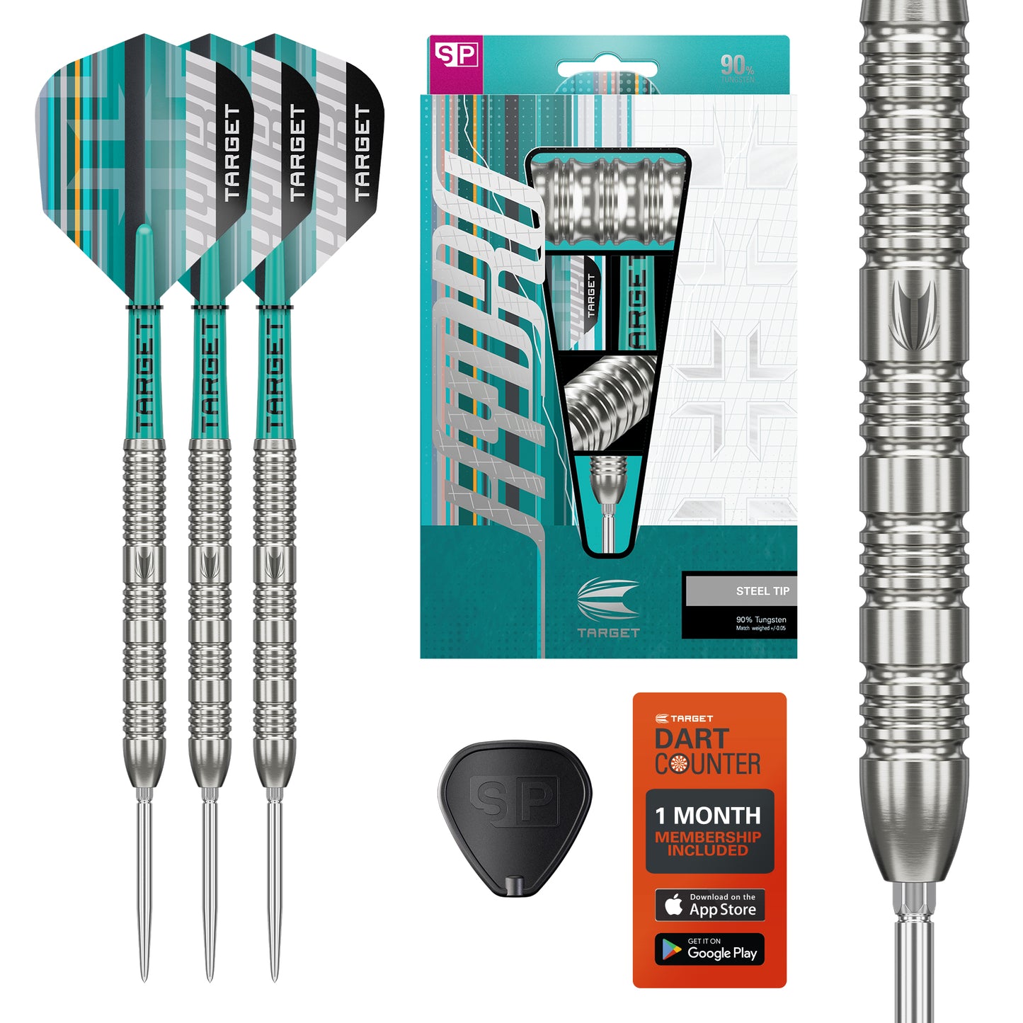 Target Hydro 02 90% Tungsten Swiss Point Steeldarts