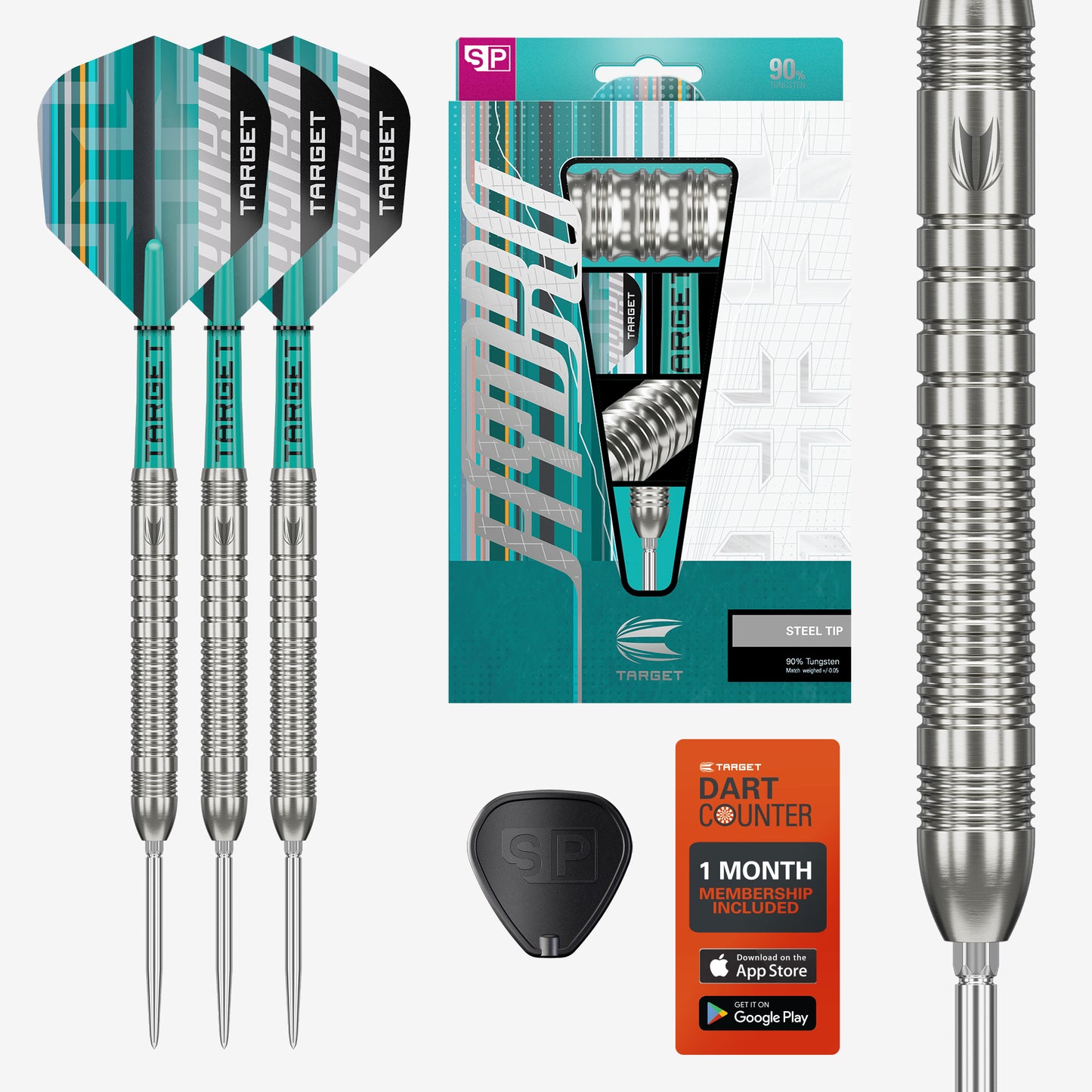Target Hydro 03 90% Tungsten Swiss Point Steeldarts