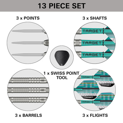 Target Hydro 03 90% Tungsten Swiss Point Steeldarts