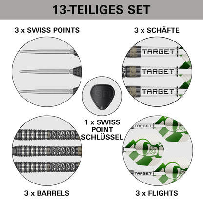 Target Charlie Manby G1 95% Tungsten Swiss Point Steeldarts