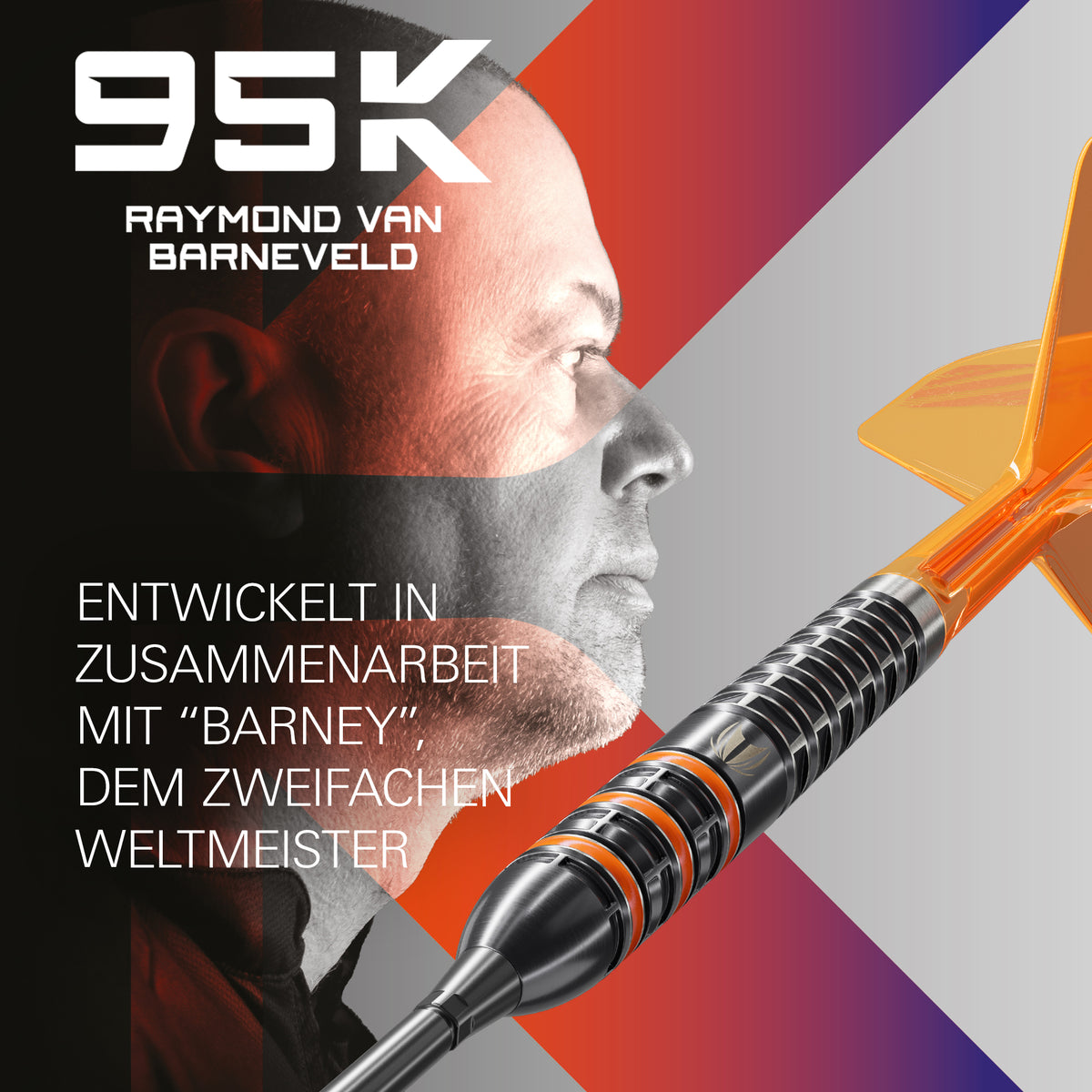 Target Raymond van Barneveld 95K 95% Tungsten Swiss Point Steeldarts