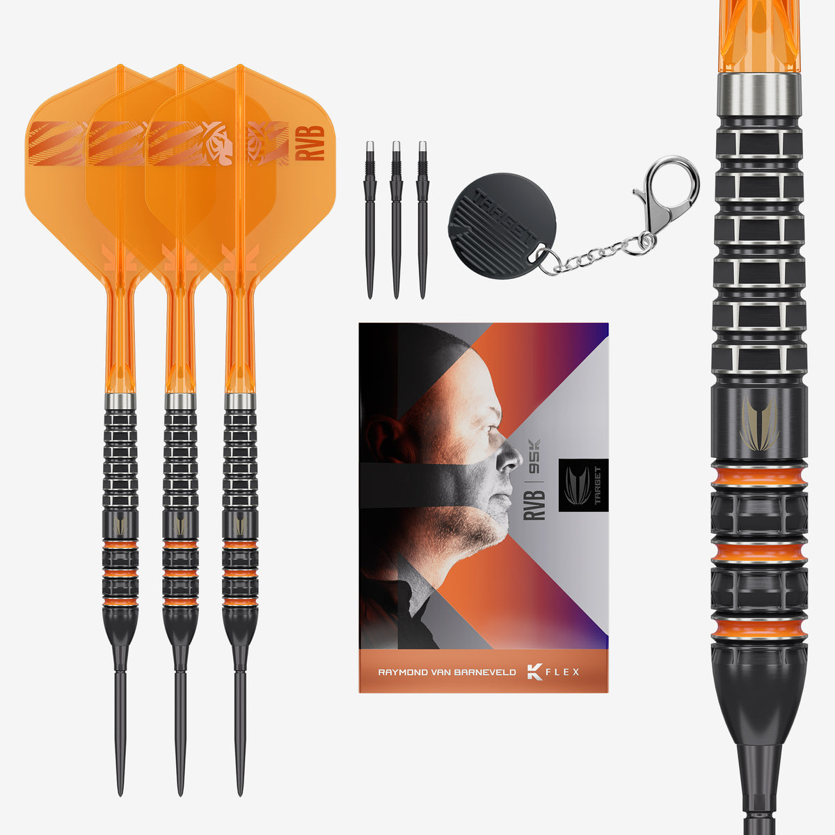 Target Raymond van Barneveld 95K 95% Tungsten Swiss Point Steeldarts