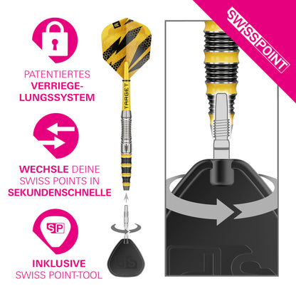 Target Buzz 03 90% Tungsten Swiss Point Steeldarts