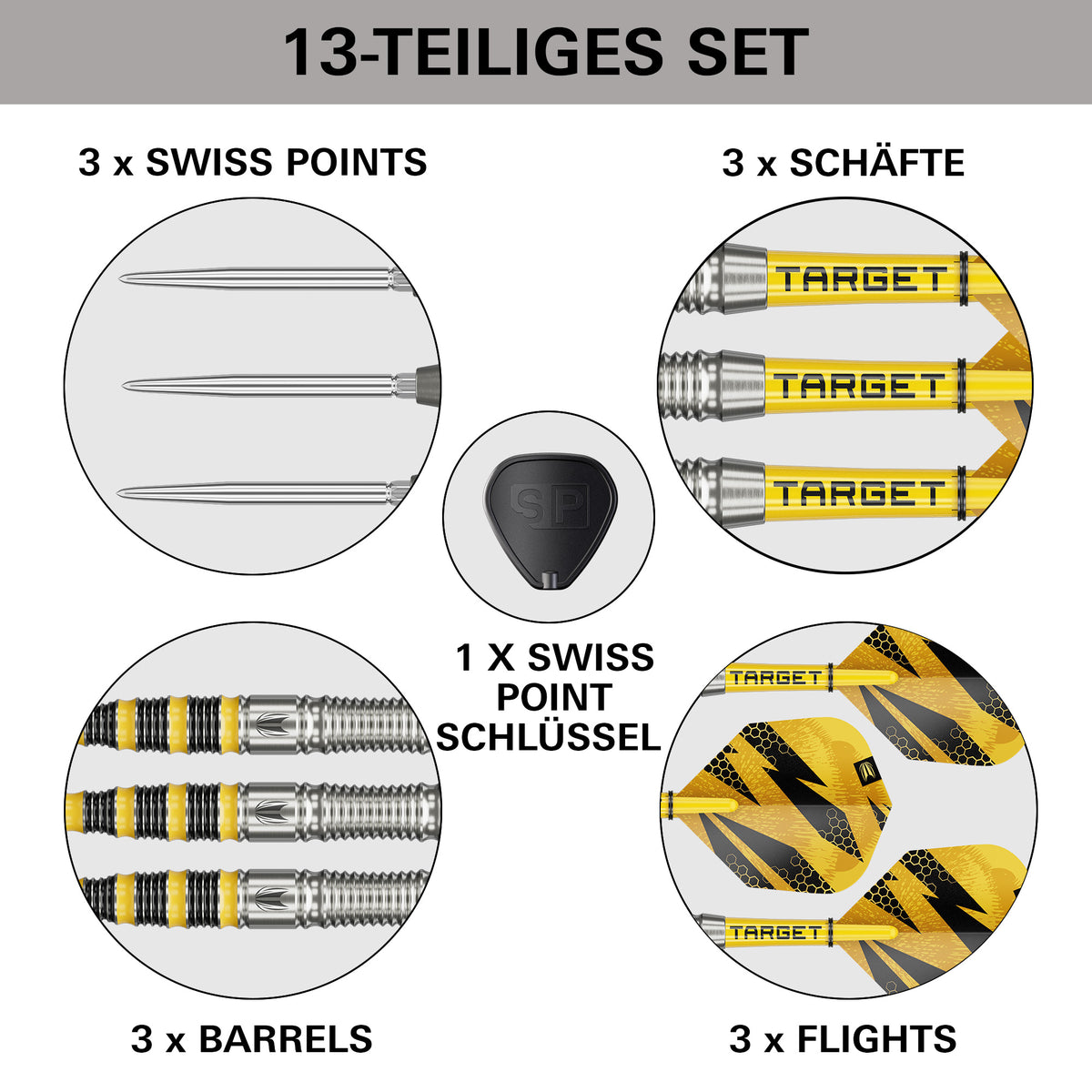 Target Buzz 03 90% Tungsten Swiss Point Steeldarts