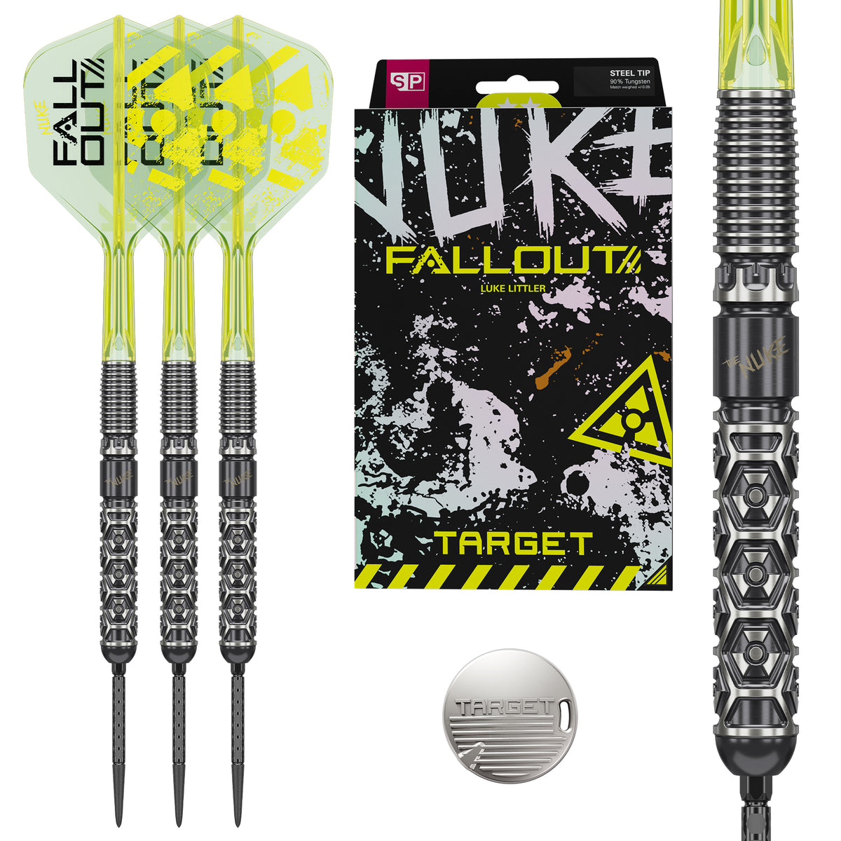 Target Luke Littler Nuke Fallout 90% Tungsten Swiss Point Steeldarts