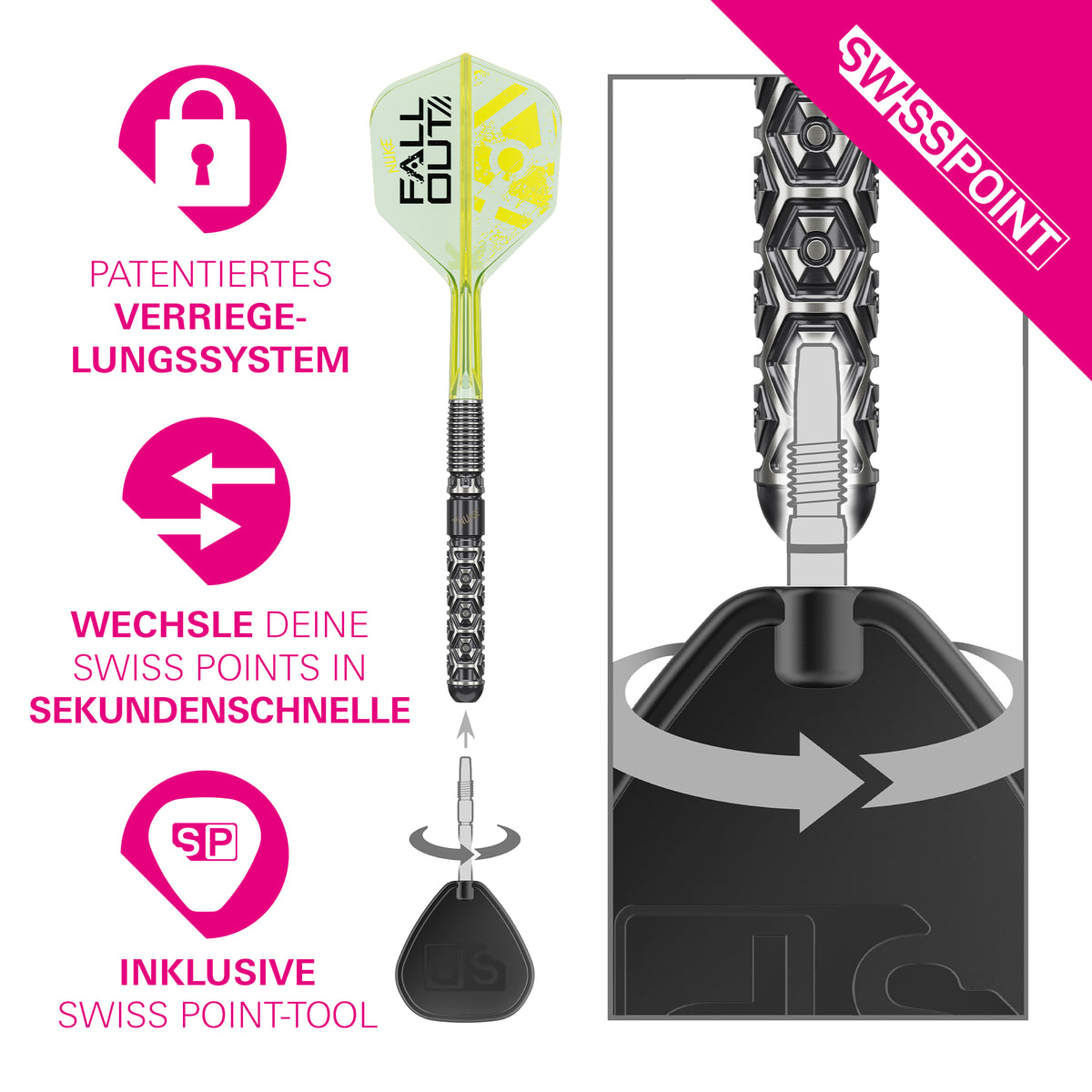 Target Luke Littler Nuke Fallout 90% Tungsten Swiss Point Steeldarts