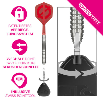 Target Group Ø 01 50% Tungsten Swiss Point Steeldarts