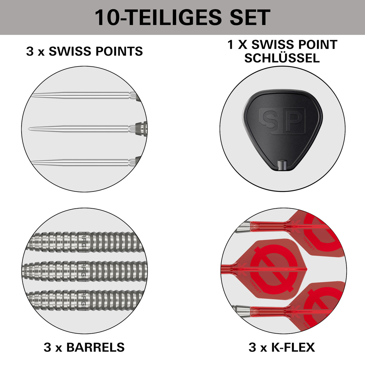Target Group Ø 02 50% Tungsten Swiss Point Steeldarts