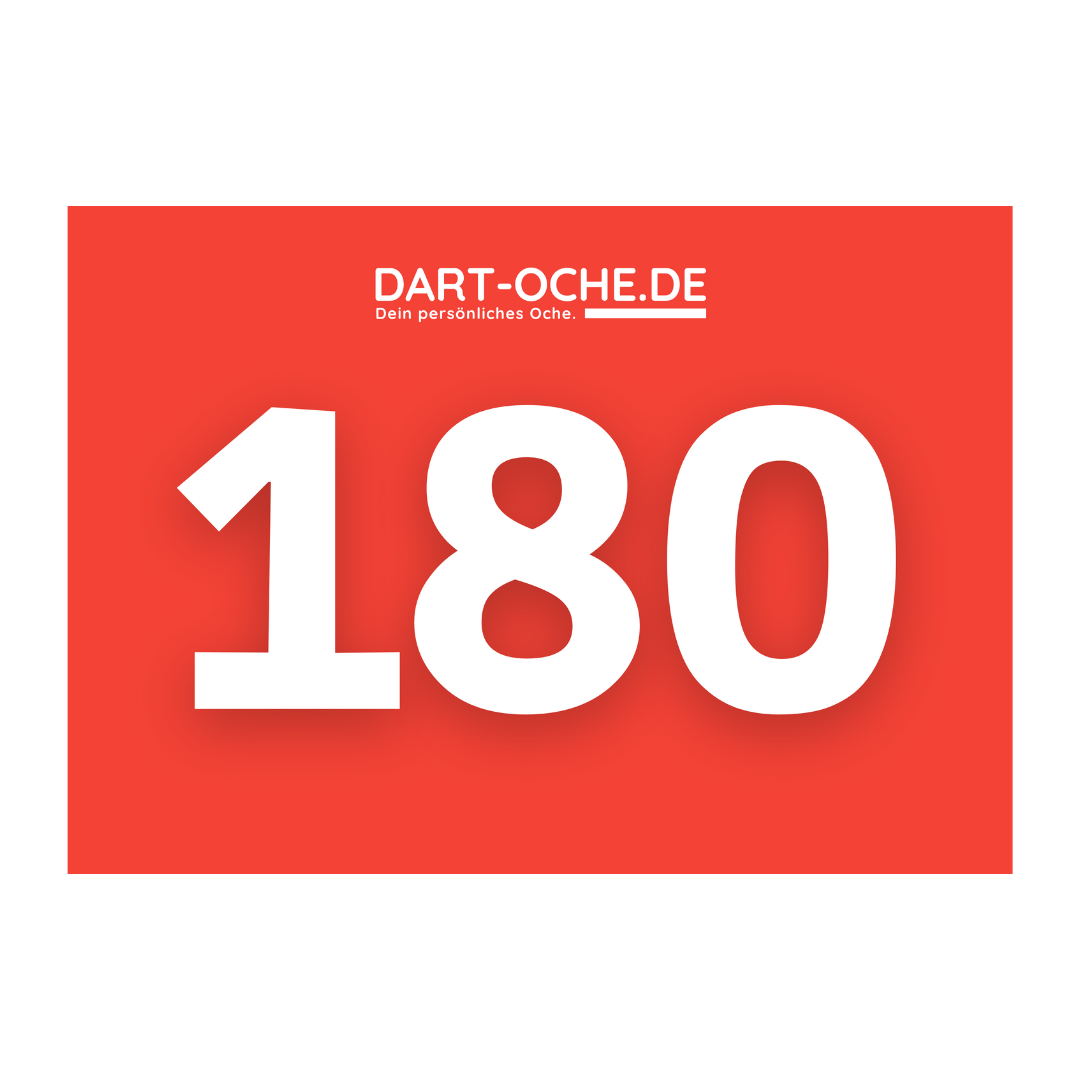 Dart-Oche.de 180 schild (set van 10)