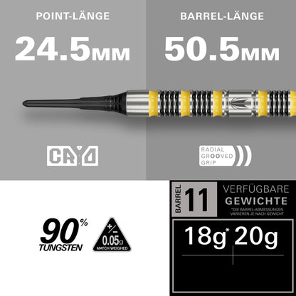 Target Buzz 11 90% Tungsten Softdarts