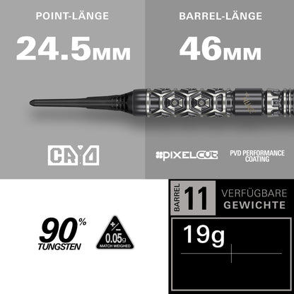 Target Luke Littler Nuke Fallout 90% Tungsten Softdarts