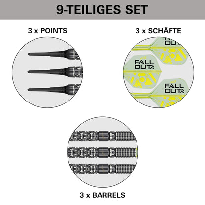 Target Luke Littler Nuke Fallout 90% Tungsten Softdarts