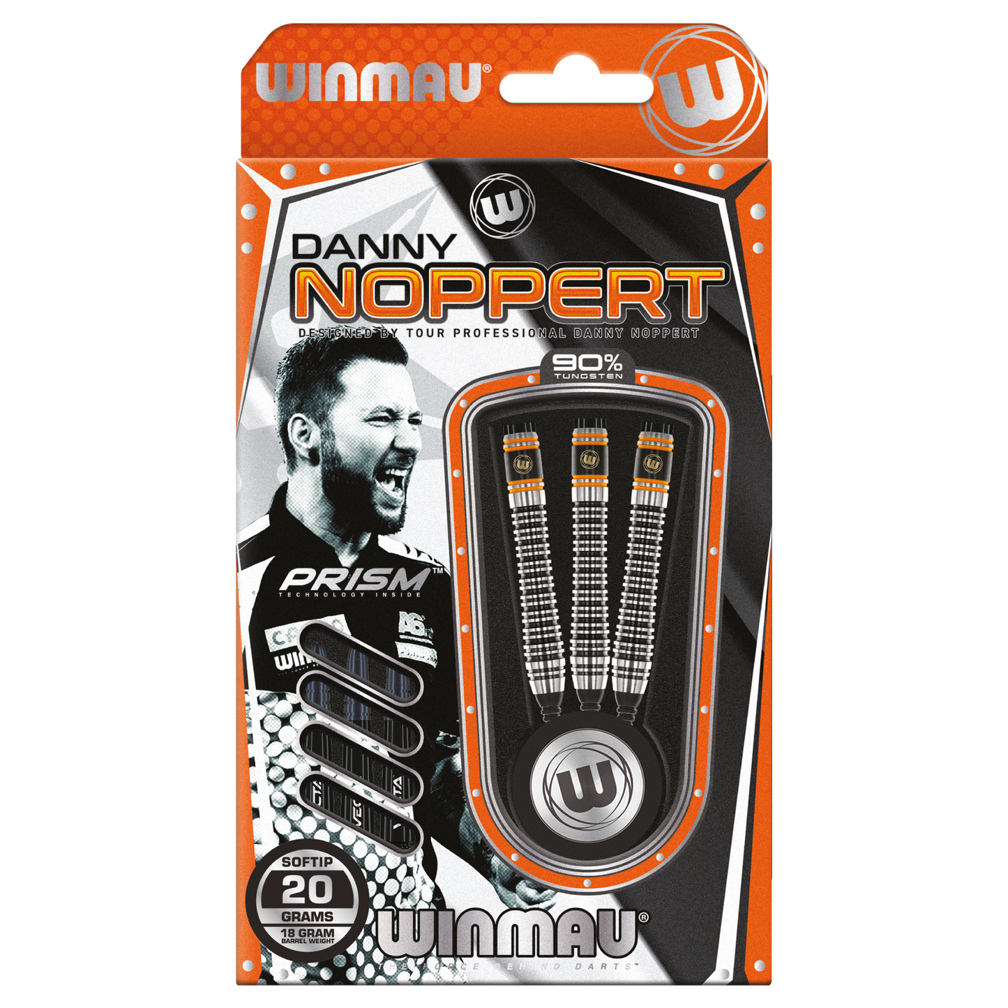 Winmau Danny Noppert Signature Edition 90% Tungsten zachte darts