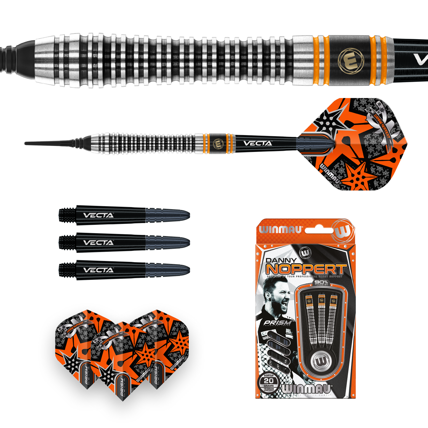 Winmau Danny Noppert Signature Edition 90% Tungsten zachte darts