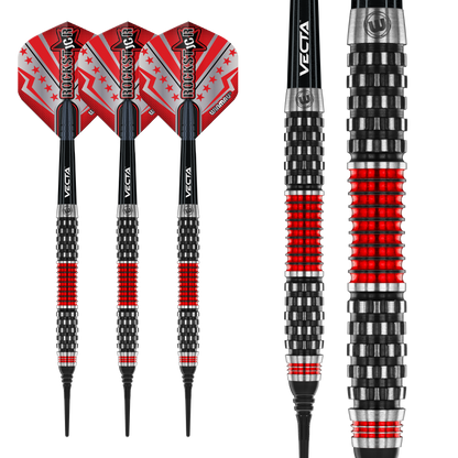 Winmau Joe Cullen Rockstar Series RS 1.0 90% wolfraam zachte darts