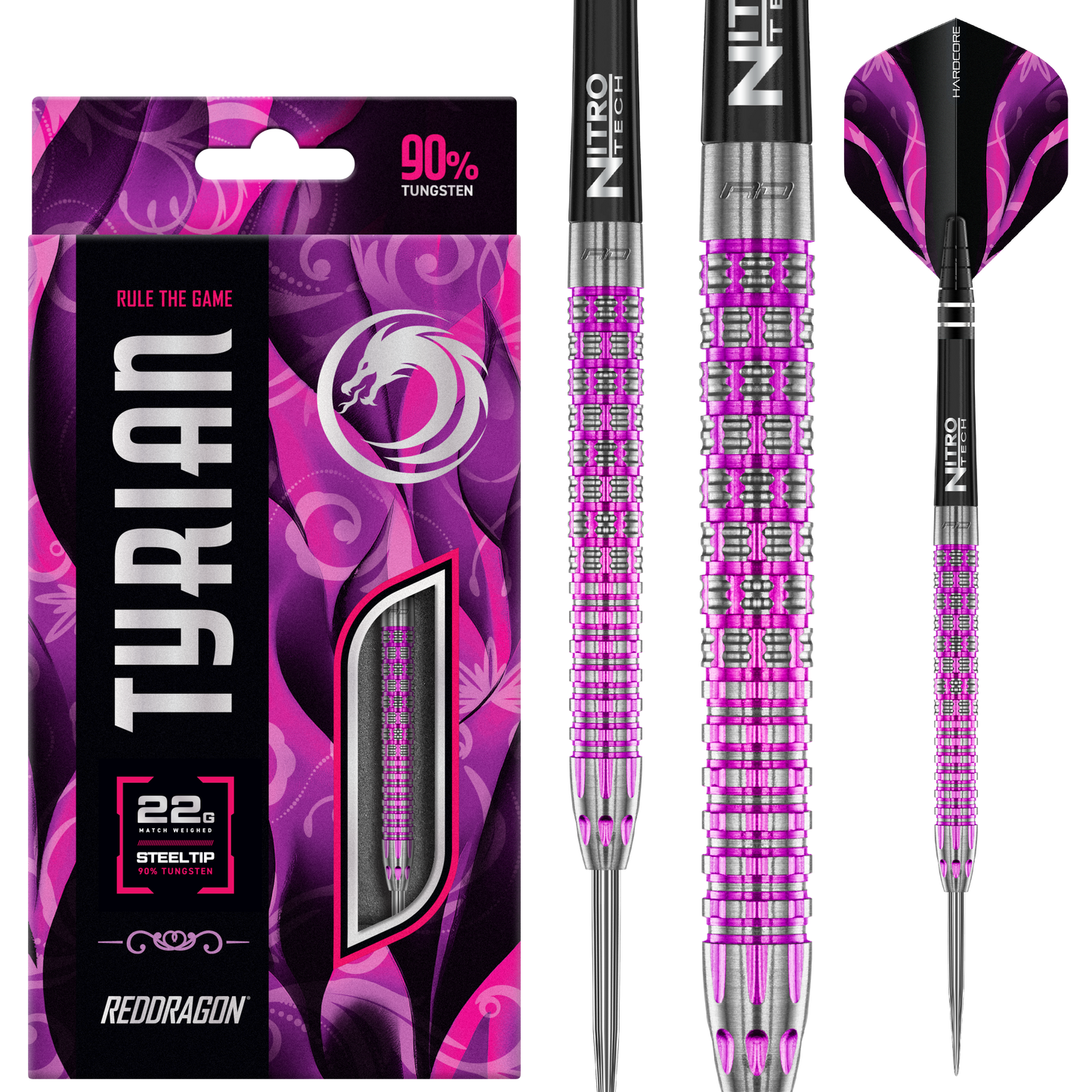 RedDragon Tyrian 90% Tungsten Steeldarts