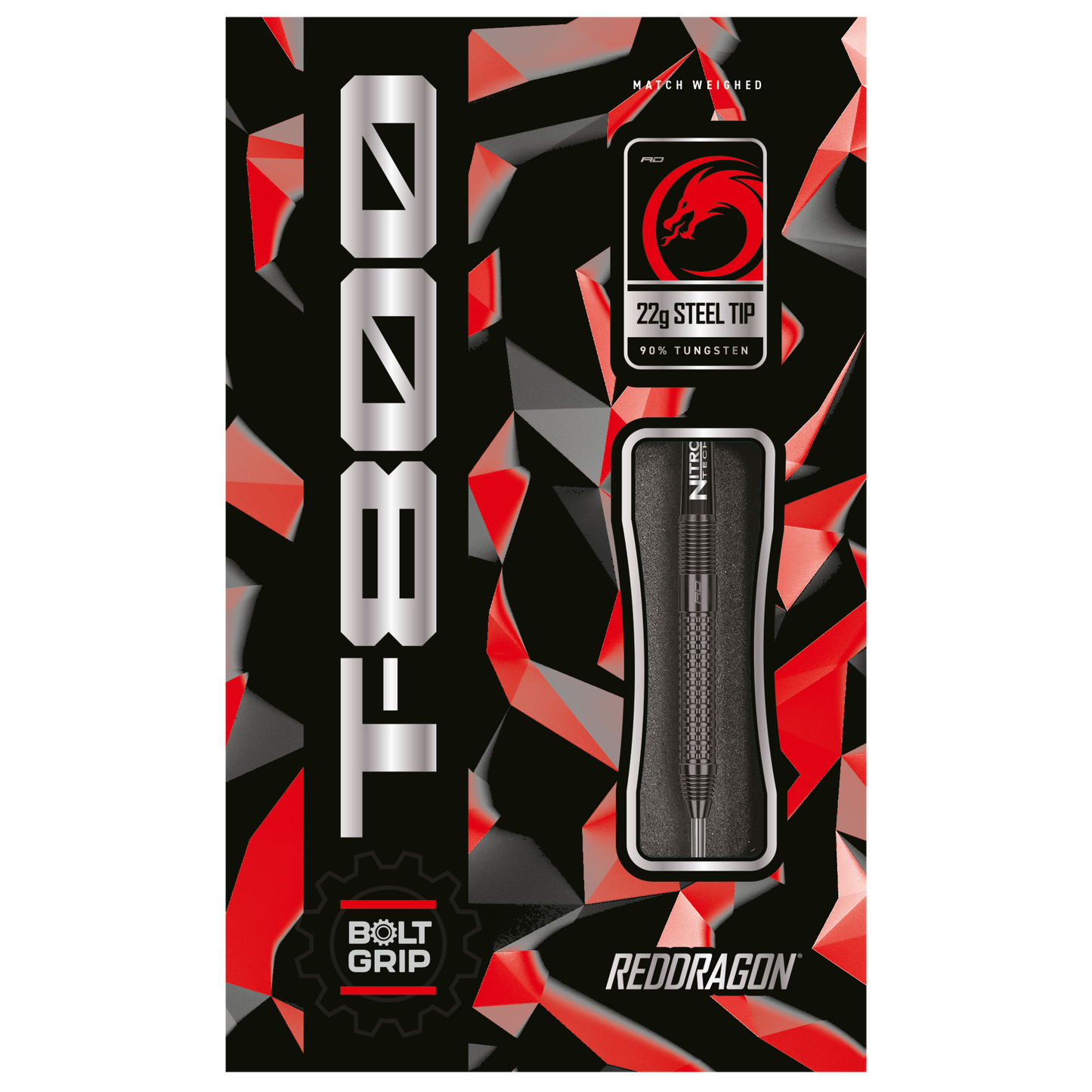 RedDragon Razor Edge zwarte 85% wolfraam stalen darts