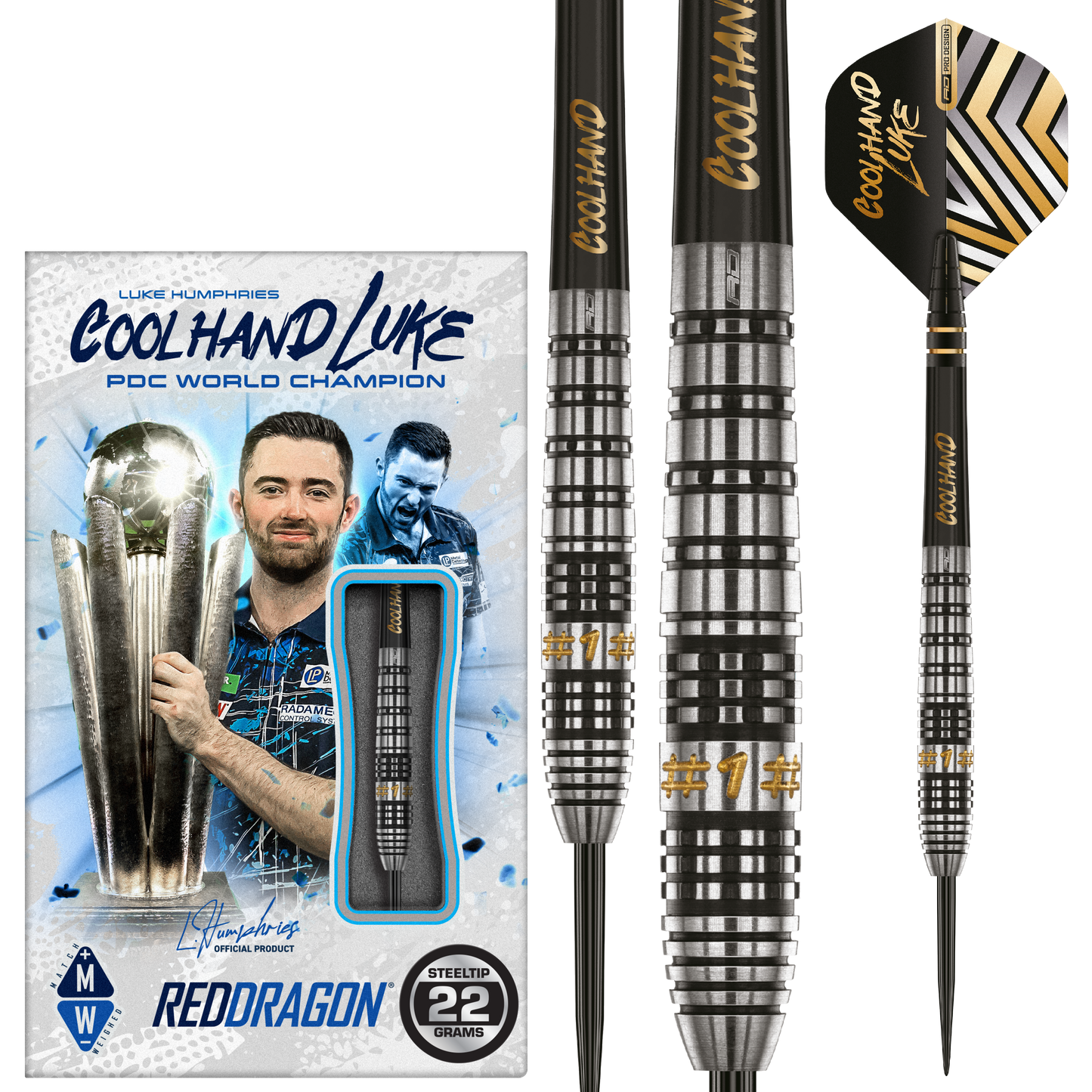 RedDragon Luke Humphries Prestige 90% Tungsten Steeldarts