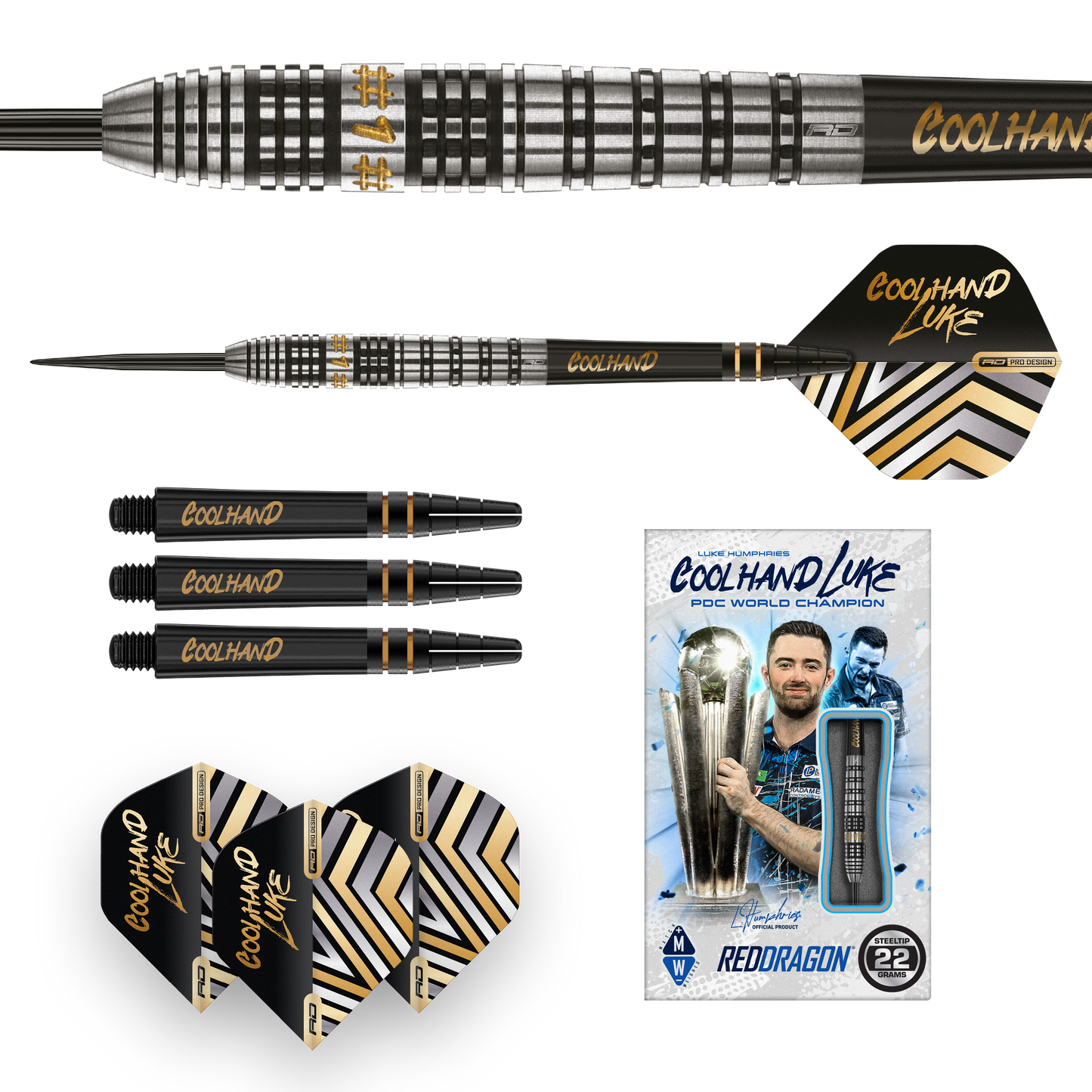 RedDragon Luke Humphries Prestige 90% Tungsten Steeldarts