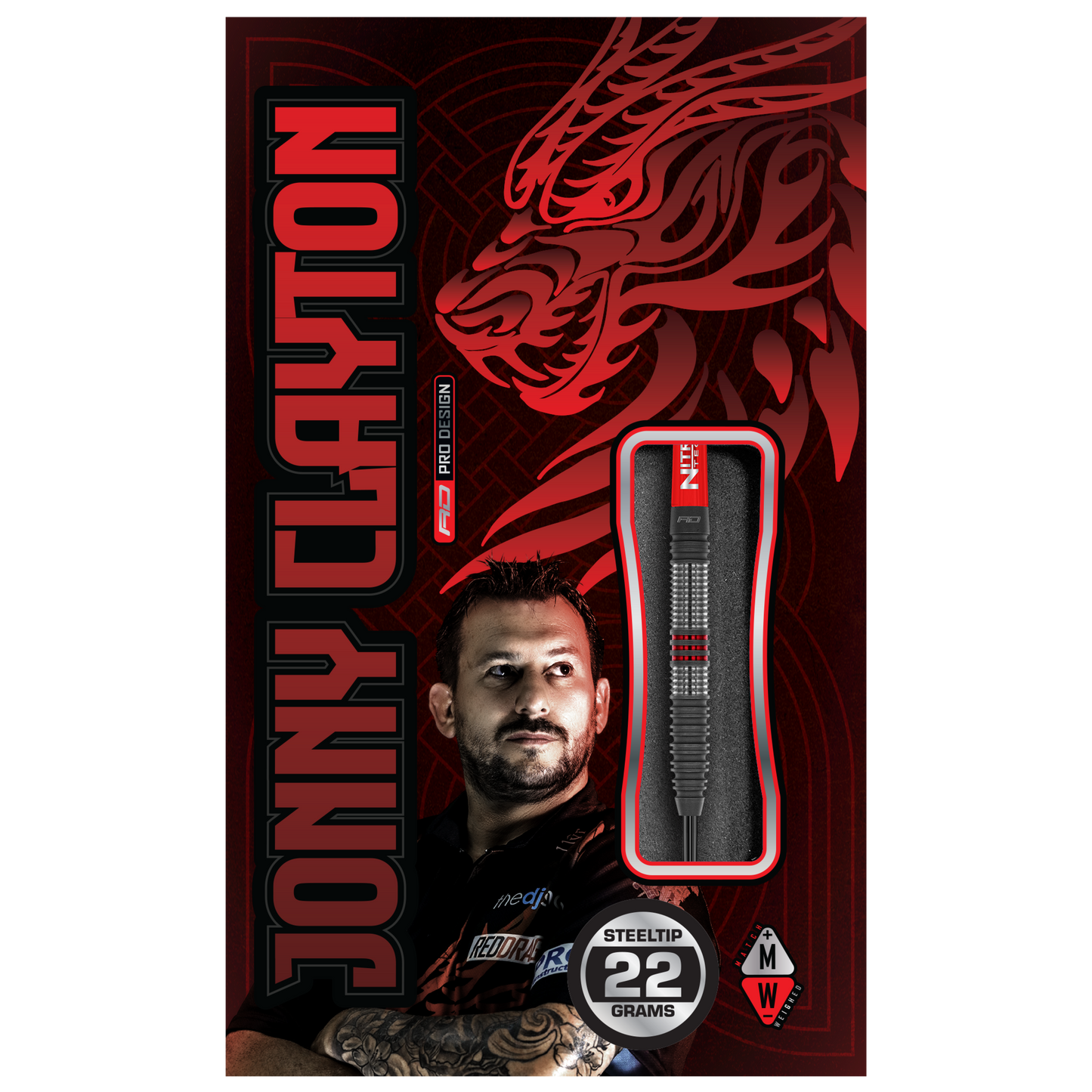 RedDragon Jonny Clayton Hiraeth 90% Tungsten Steeldarts