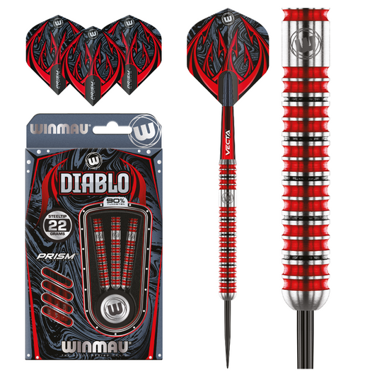 Winmau Diablo Parallel 90% Tungsten Steeldarts