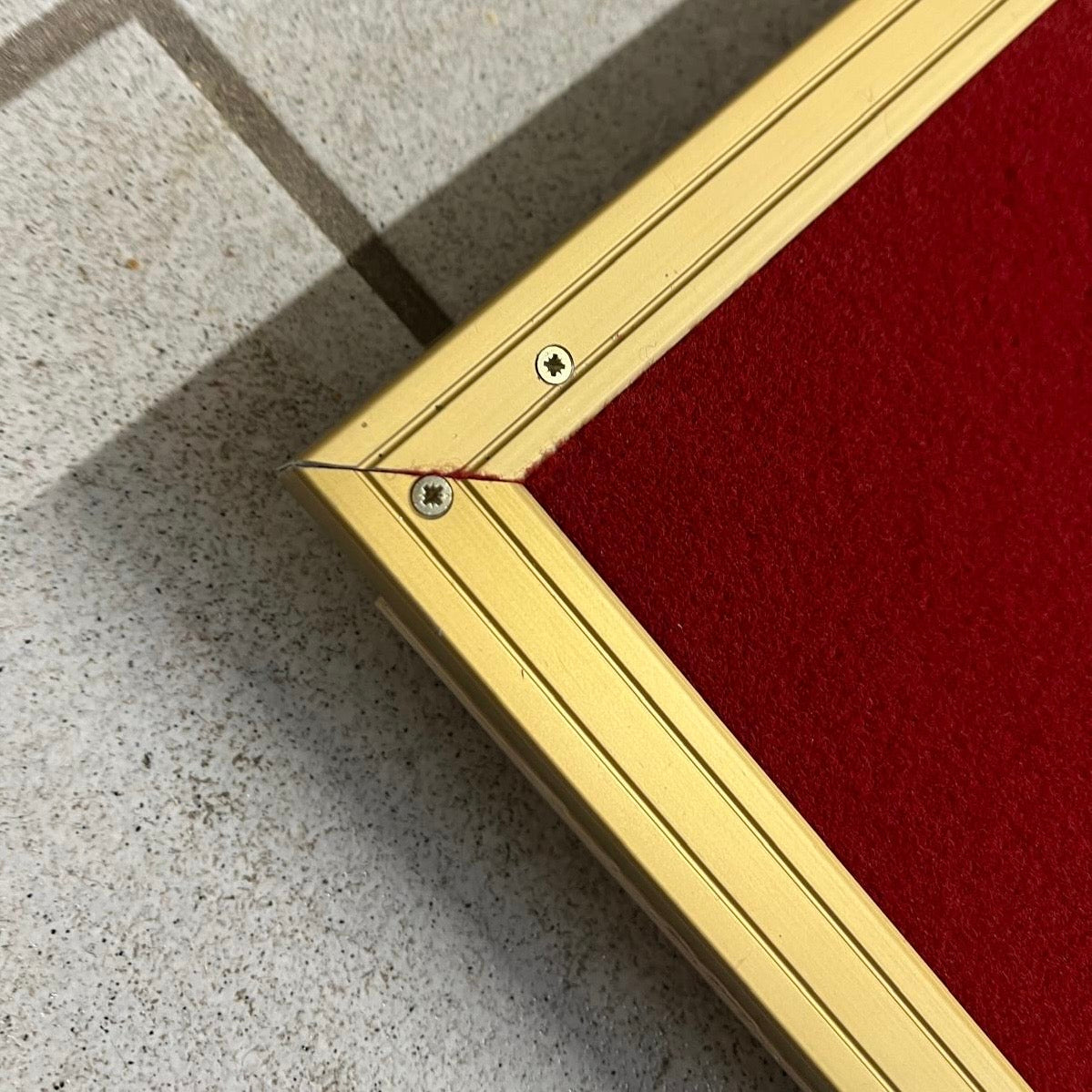 B-Ware Individuelles Dart Oche (Rot / Gold - ohne LED)