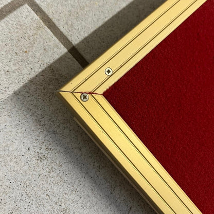 B-Ware Individuelles Dart Oche (Rot / Gold - ohne LED)