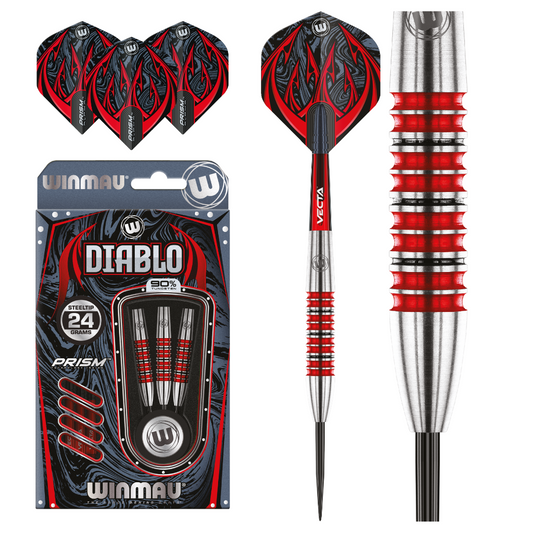 Winmau Diablo Torpedo 90% Tungsten Steeldarts